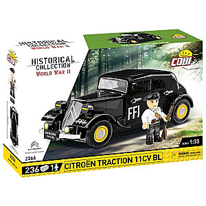 COBI 2266 Vēsturiskā Otrā pasaules kara Citroen Traction 11CV BL 236 bremžu kluču kolekcija