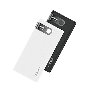 Dudao power bank 10000 mAh 2x USB | USB Type C | micro USB 2 A with LED screen black (K9Pro-02)