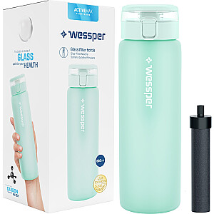 Wessper Stikla pudele ActiveMax 680ml piparmētra