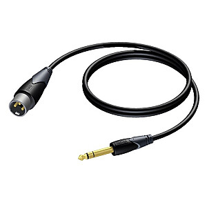 Kabel XLR Męski - 6,3 mm Jack Męski Stereo 1,5 m - CLA724/1.5 