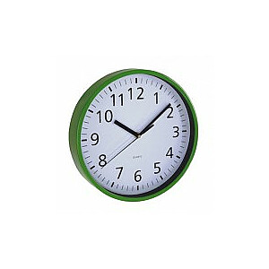 Часы настенные Ø 25,5 см зеленые