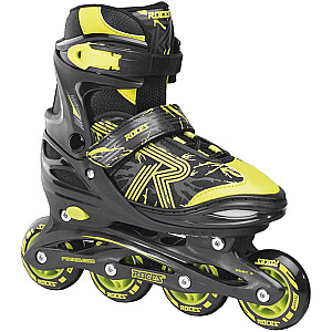 Roces Jokey 3.0 Boy Inline Skates Black &amp; Lime 400845 03