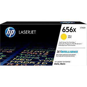 Oriģinālā HP 656X augstas ražības dzeltenā LaserJet tonera kasetne