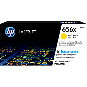 Оригинальный желтый тонер-картридж HP 656X LaserJet высокой емкости