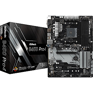 Материнская плата ASRock B450 PRO4