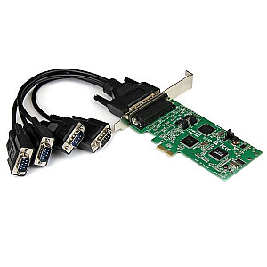 4 SERIĀLĀS KARTES/PCIE POSTU.