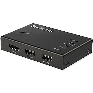 HDMI VIDEO SLĒDZIS — HDMI/DP/3XHDMI 1X DISPLAYPORT 4K 60HZ