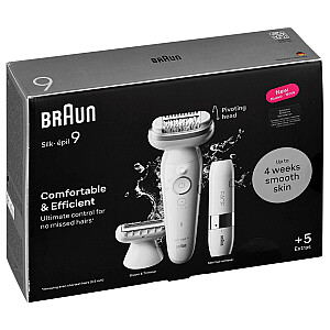 Epilators Braun Silk-épil 9 9-341 40 pincetes Balts