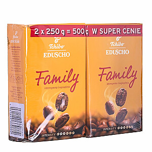 Ground coffee TCHIBO Family 2x250g