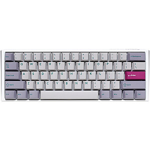 Ducky One 3 Mist Grey Mini Gaming Keyboard, RGB LED - MX-Speed-Silver