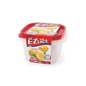 Набор пищевых контейнеров 2шт E.Z Lock 970 мл / квадрат