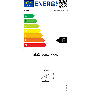 Televizors Kiano SlimTV Smart LED 40'' Full HD