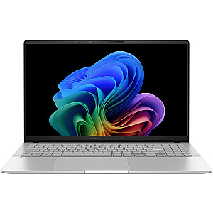 ASUS Vivobook S 15 OLED S5507QA-MA064X — Snapdragon X Elite X1E-78-10 | 15,6 дюйма | 2,8 К | 120 Гц | 32 ГБ | 1 ТБ | Win11Pro | Серебристый | AI