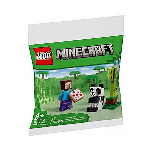 LEGO Minecraft 30672 Stīvs un mazā panda