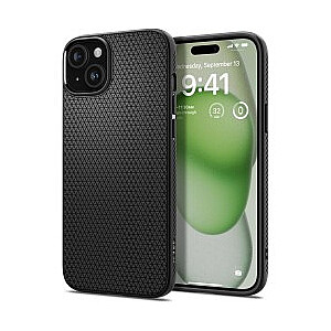 Spigen Liquid Air iPhone 15 Plus Матовый Черный