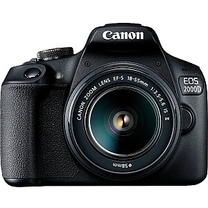 Canon EOS 2000D + объектив EF-S 18–55 мм DC III + сумка CB-SB130 + SD-карта 16 ГБ