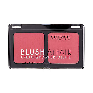 Krēma un pūdera vaigu sārtuma palete Blush Affair 010 Stunning Strawberry 6 g