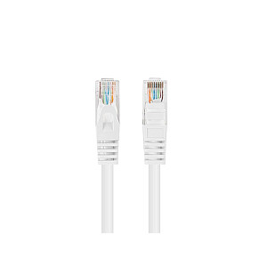 Patchcord kat.6 UTP 0.25M 10-pack fluke passed biały