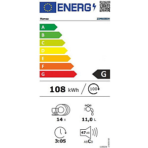 Hansa trauku mazg. mašīna ZIM608EH