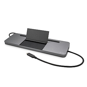 Stacja dokująca USB-C Metal Ergonomic 4K 3x Display Docking Station Power Delivery 85 W + i-tec Universal Charger 100 W 