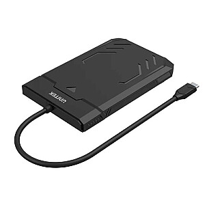 Unitek Y-3036A - DiskGuard Raiden 2.5" USB-C на SATA III 2.5" HDD/SSD корпус для жесткого диска