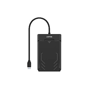 Unitek Y-3036A - DiskGuard Raiden 2.5" USB-C на SATA III 2.5" HDD/SSD корпус для жесткого диска