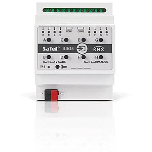 SATEL KNX 8 kanālu binārās ievades aktivators KNX-BIN24