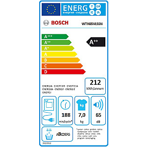 veļas žāvētājs Bosch WTH85VL5SN