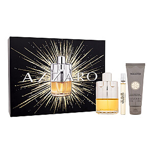 Komplekts Azzaro Wanted Edt 100 ml + Edt 10 ml + Hair&Body Shampoo 75 ml