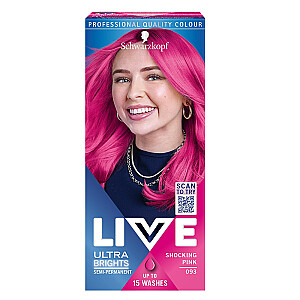 SCHWARZKOPF Live Ultra Brights или Pastel краска для волос полуперманентное окрашивание 093 Shocking Pink