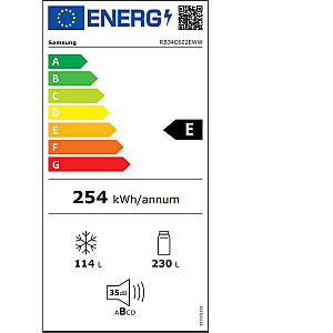 Ledusskapis Samsung RB34C602EWW/EF