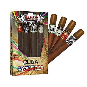 CUBA ORIGINAL SET Cuba Black EDT aerosols 35 ml + zaļš EDT aerosols 35 ml + brūns EDT aerosols 35 ml + pelēks EDT aerosols 35 ml