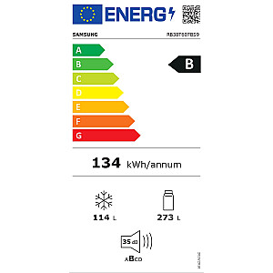 Ledusskapis Samsung RB38T607BS9/ EF