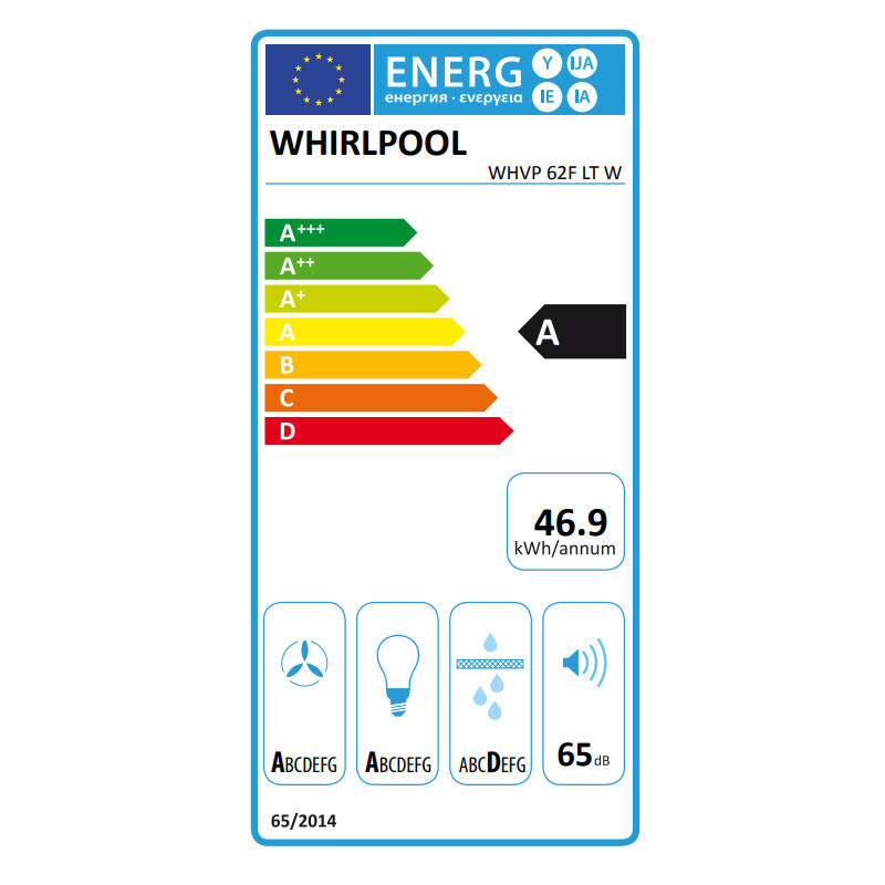 Whirlpool tvaika nosūcējs