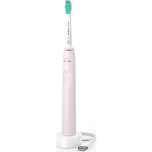 Philips Sonicare 3100 HX3671/11 Rozā zobu birste