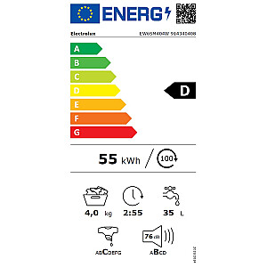 Veļas mašīna EW6SM404W