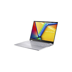 Asus Vivobook S 14 Flip OLED TN3402YA-KN391W | Silver | 14 " | OLED | 2.8K | 2880 x 1800 pixels | AMD Ryzen 5 | 7430U | 16 GB | DDR4 | Solid-state drive capacity 1000 GB | AMD Radeon Graphics | Windows 11 Home | 802.11ax | Bluetooth version 5.3 | Ke