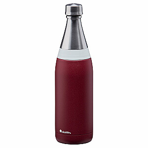 Pudele-termoss Fresco Thermavac Water Bottle 0,6L melna bordo sarkana