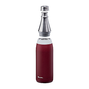 Pudele-termoss Fresco Thermavac Water Bottle 0,6L melna bordo sarkana
