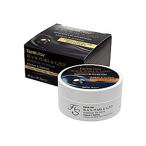 FARMSTAY 24K Gold &amp; Peptide Perfect Ampoule Eye Patch akių pleistrai Gold &amp; Peptides 60 vnt.