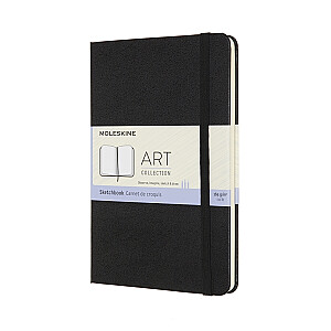 Блокнот Moleskine Sketchbook 11,5х18см, 88 белых страниц, твердый переплет, черный