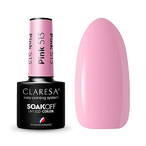 CLARESA Soak Off UV/LED Синий гибридный лак 513 5г