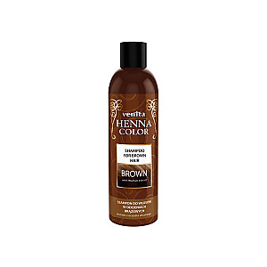 VENITA Henna Color Brown žolelių šampūnas rudiems plaukams 250ml