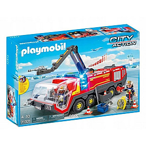 Playmobil City Action 77371 Lidostas ugunsdzēsēju mašīna ar gaismu un skaņu