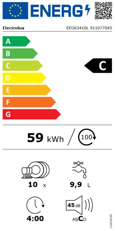 Встраиваемая посудомоечная машина Electrolux EEG63410L