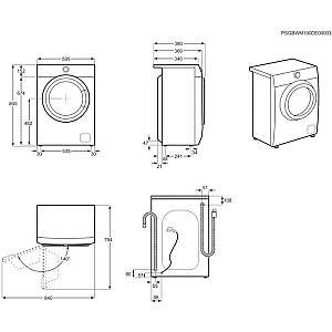 Veļas mašīna Electrolux EW6SM504W