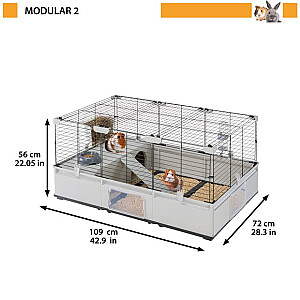 FERPLAST MODULAR 2 CAGE 109x72x56 cm