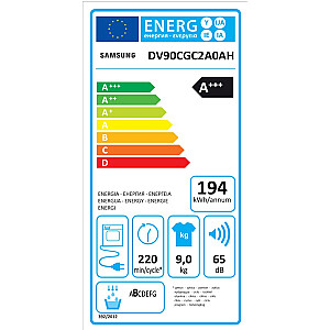 Samsung DV90CGC0A0AELE