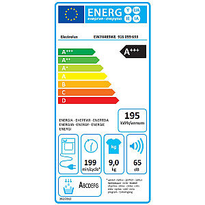 Veļas žāvētājs Electrolux EW7H489WE