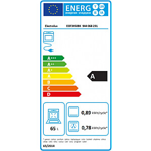 Сepeškrāsns Electrolux EOF3H50BK